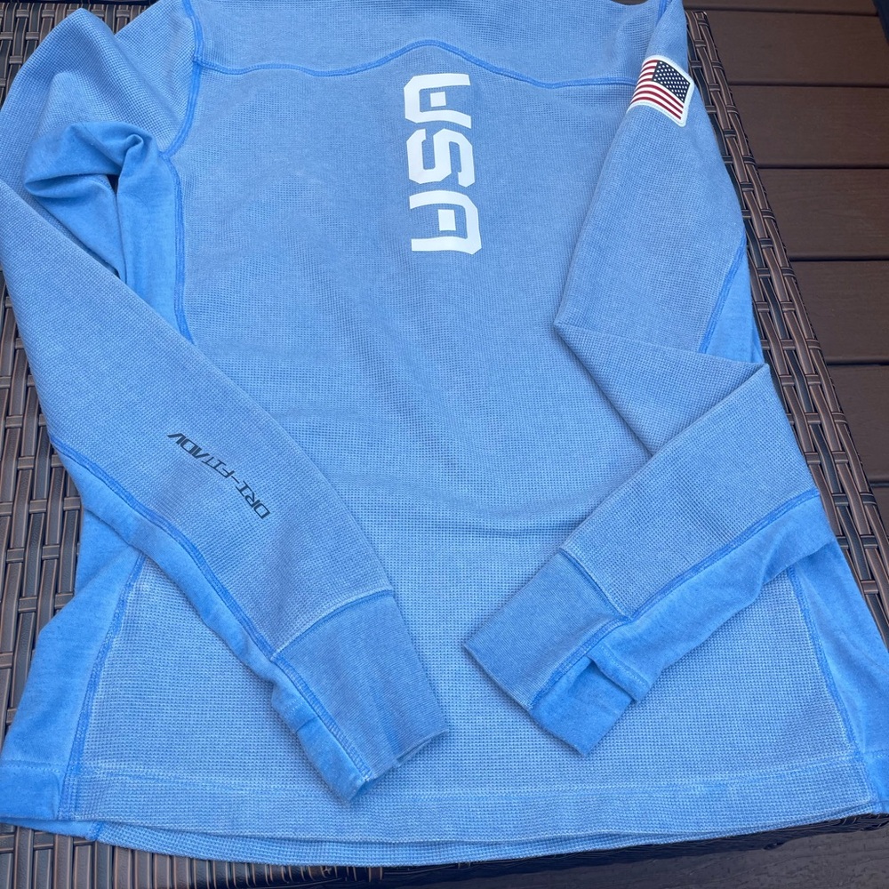 Blue USA Long Sleeve Shirt